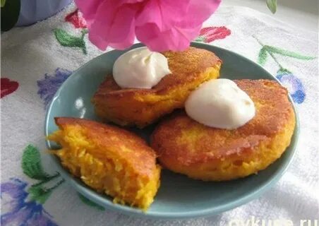 Морковные котлеты с манкой
