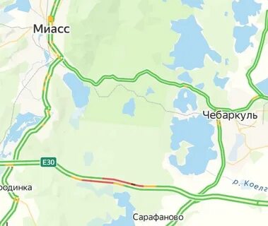 Карта дорог миасса