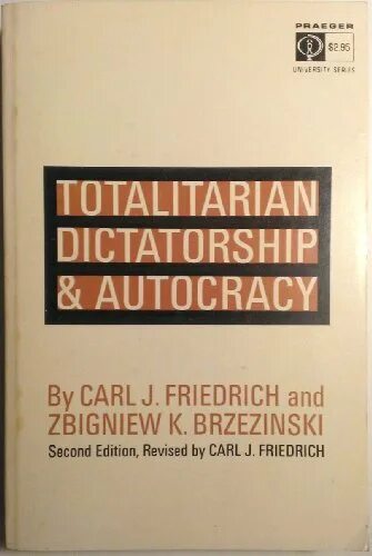 Тоталитарная диктатура и автократия книга. «Тоталитарная диктатура и автократия» (1956 г.). Тоталитаризм книги