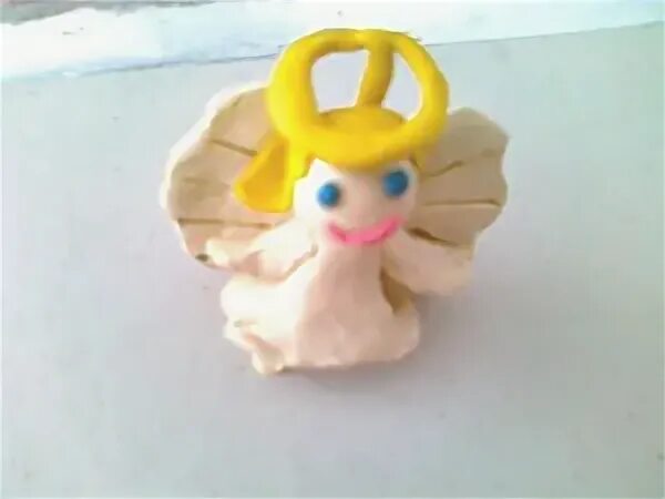 Лепка ангела из пластилина