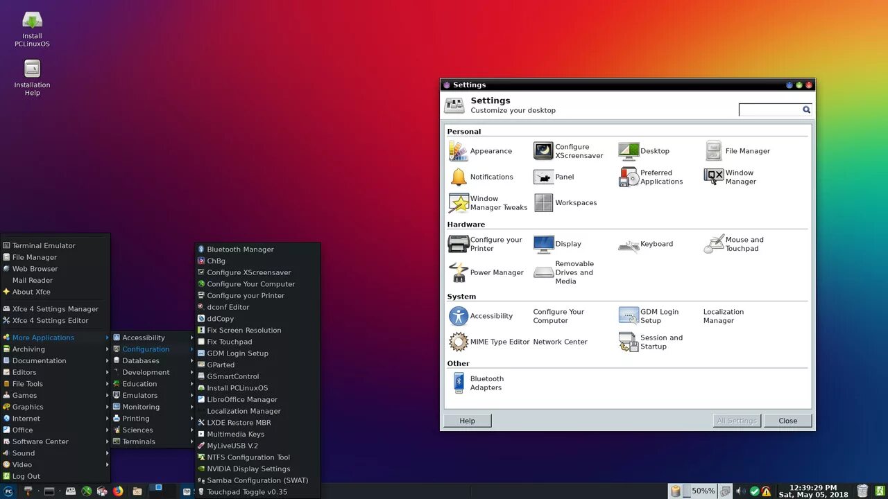 Linux sound. Pclinuxos xfce. xfce software-center. display manager xfce. pclinuxos kde5 2025.02.