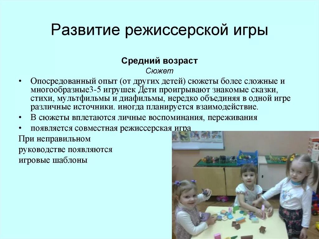 Анализ игр в младшей группе. Игра в дошкольном возрасте. Атрибуты для режиссерской игры. Режиссерская игра. Деятельность детей в режиссерской игре.