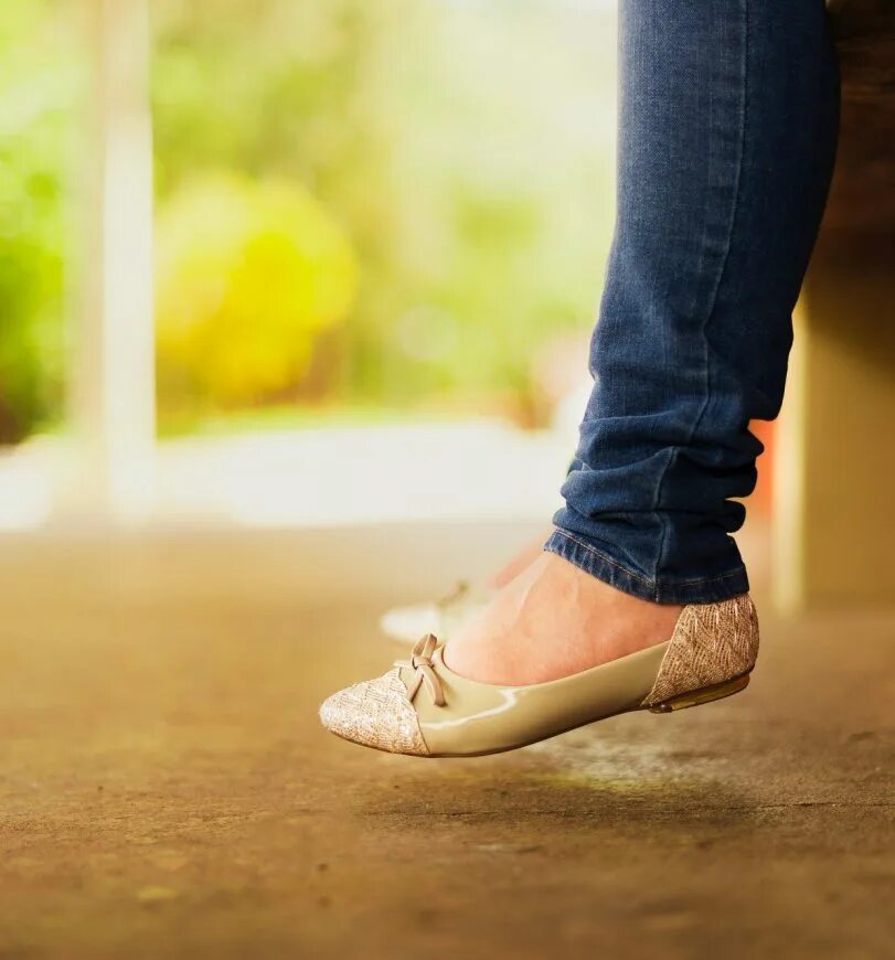Ballerina flats. Flat shoes. Ballet flats on the platform. Ballet flats. Ballet flats.