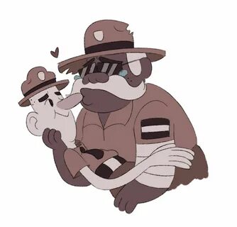 Sheriff Blubs and Deputy Norland They're canon and no one can deny it ...