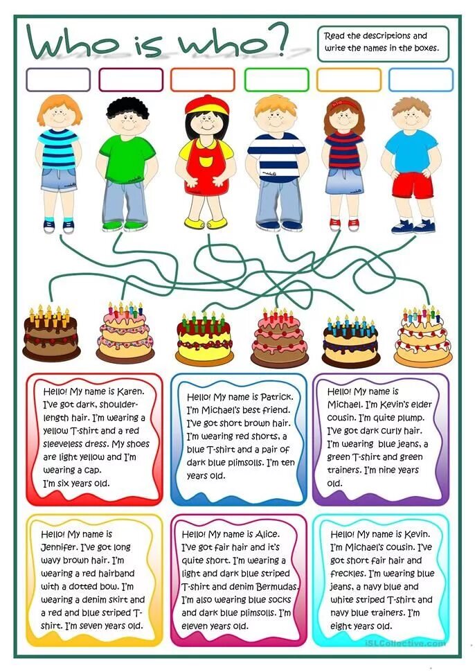 I have a friend who. Clothes задания для детей Worksheets. Задание на описание внешности на английском. Задания describing for Kids Worksheets. Задания на описание внешности английский язык.