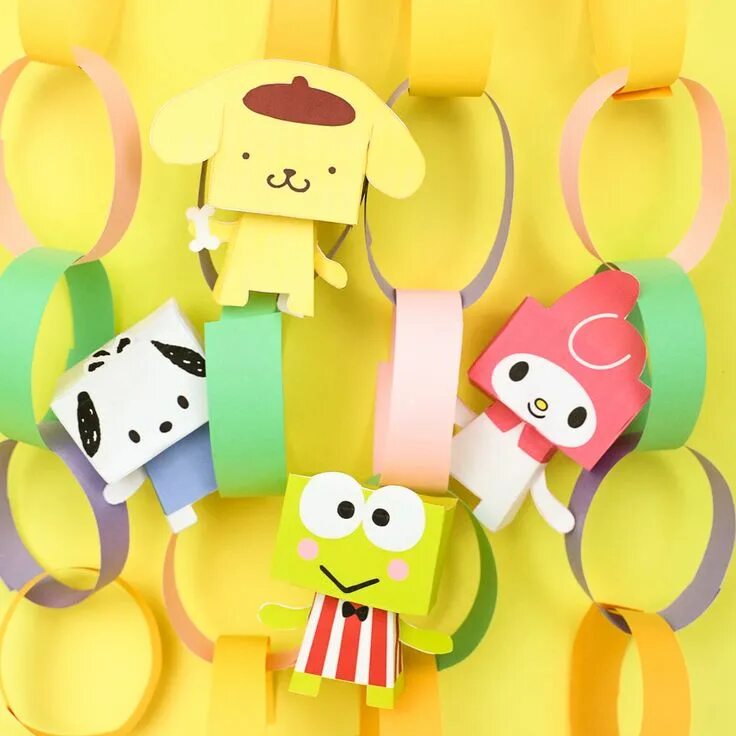 Paper friends. Paper friend. Sanrio paper Crafts. Paper friend Sanrio. Sanrio Pompompurin paper Backpack.