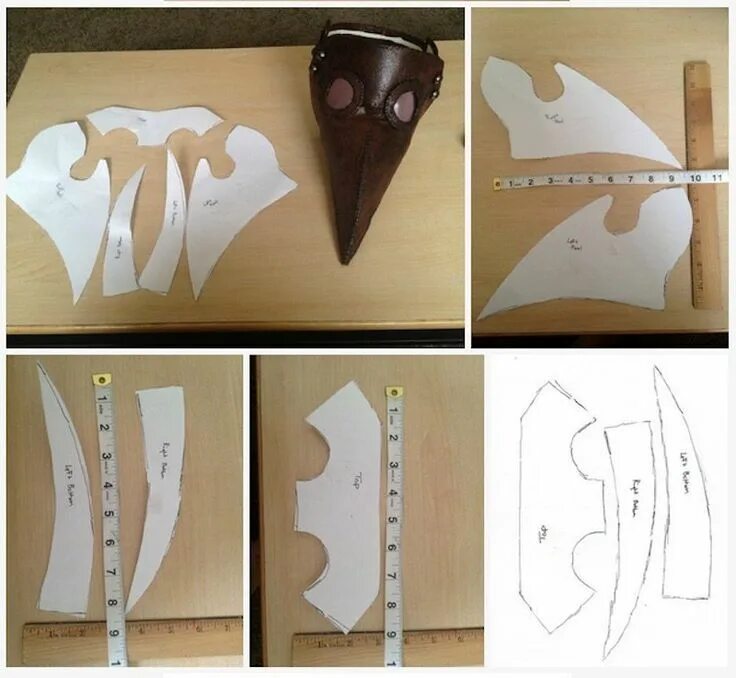 how do you make a plague doctors mask - Google Search Швейные куклы, Доктор, Мас
