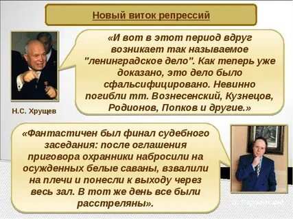 Виток репрессий