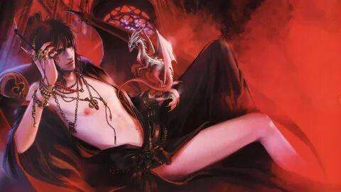 Download wallpaper sexy, the demon, art, guy, section seinen in resolution ...
