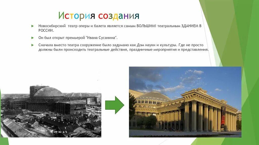 История театров новосибирска