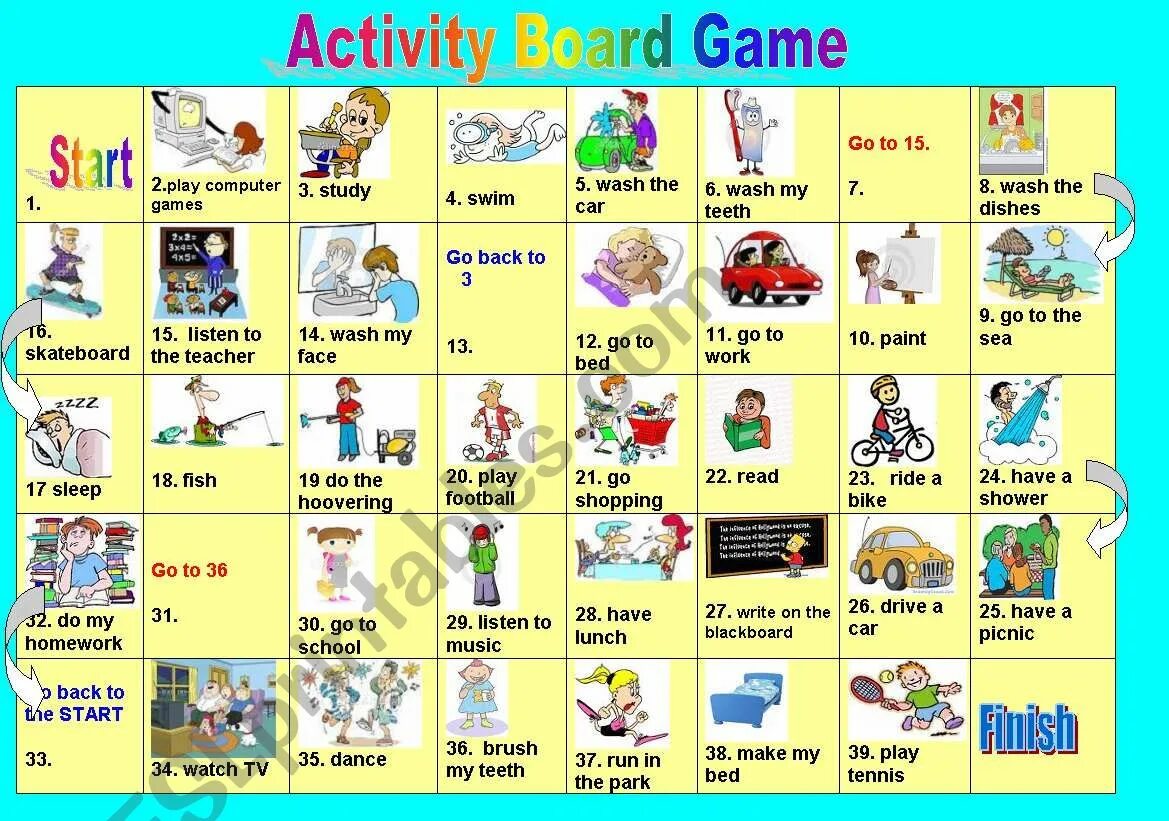 Daily activities games. Present Continuous игра. Игры на Daily Routine. Be going to игра. Present simple board