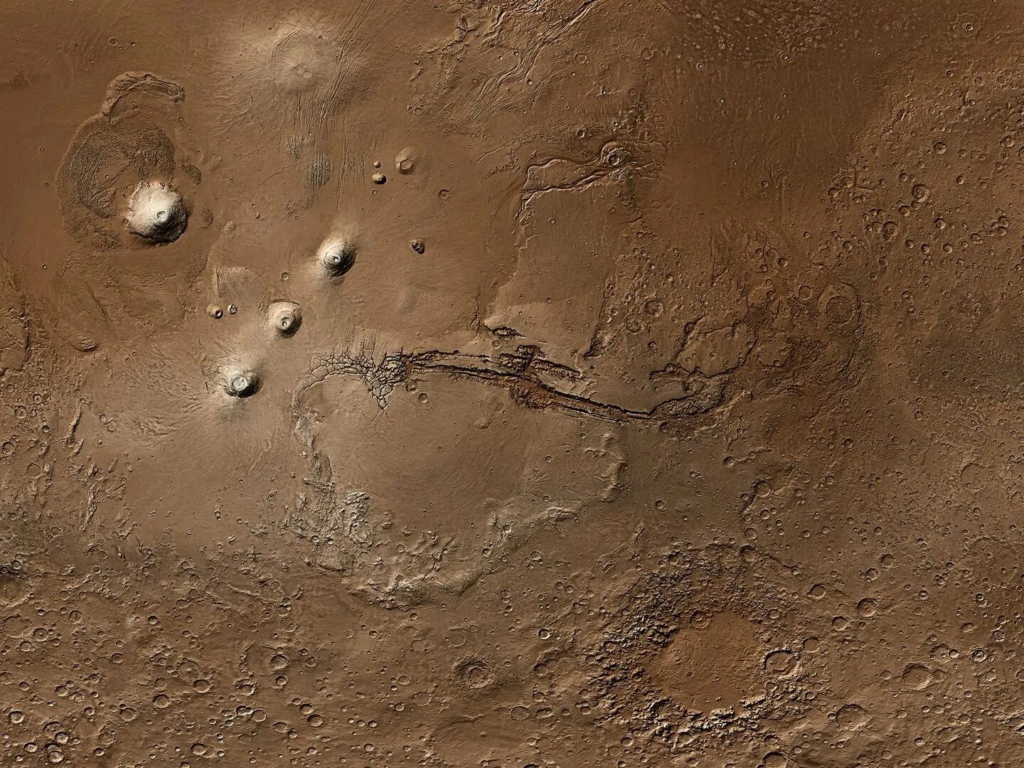 Mars map