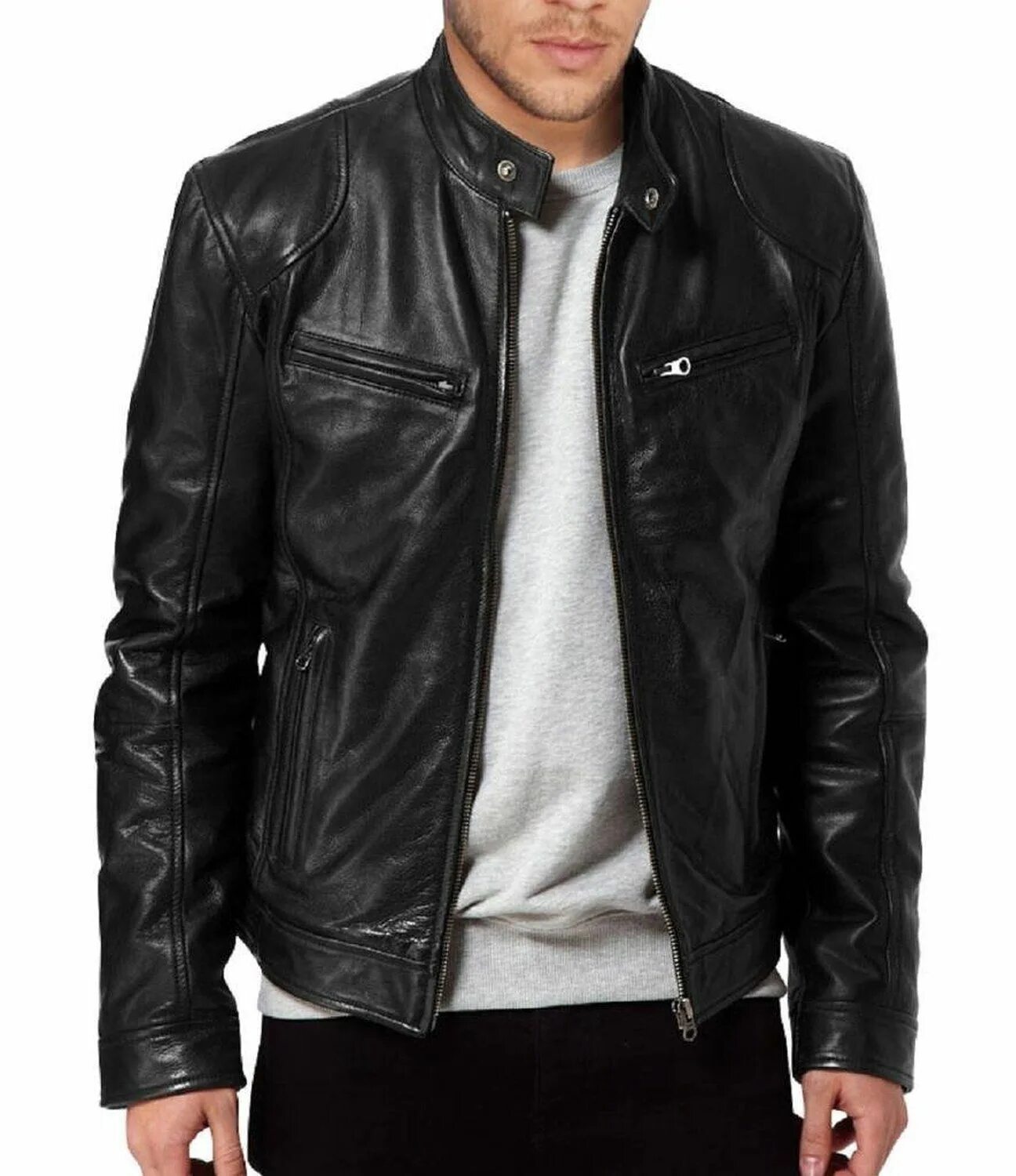 New men Genuine Lambskin Leather Jacket Black Slim Fit Biker Motorcycle Jacket. Lucky brand куртка кожаная. Brown Slim Fit Biker Genuine Leather. Ejaz куртка кожаная мужская.