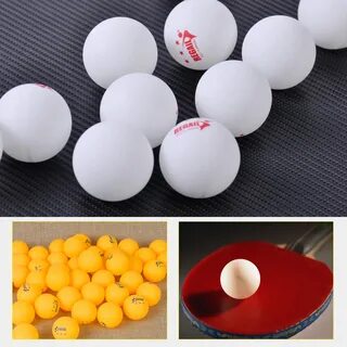 50pcs 40mm White Orange 3-Stars Olympic Ping Pong Ball Table Tennis eBay.