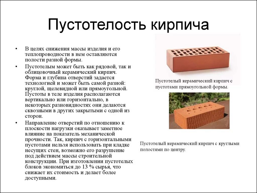 Название кирпича