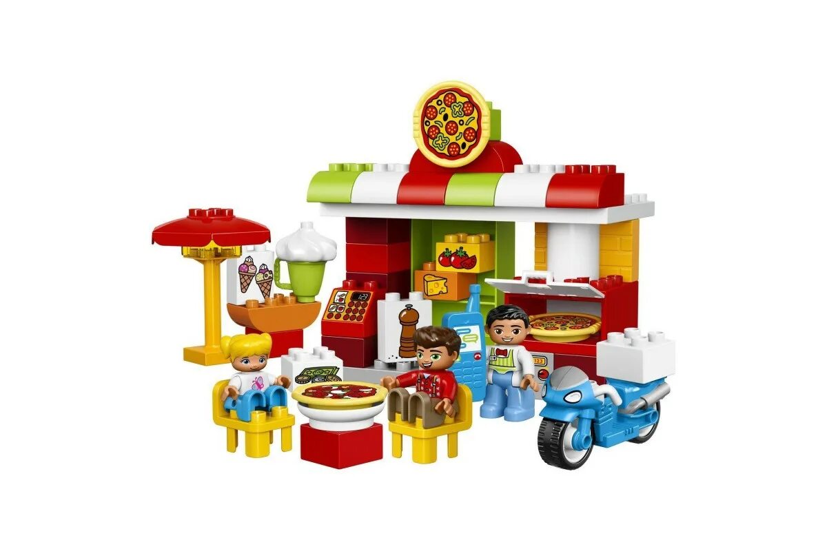 Пиццерия дупло. Конструктор lego duplo 10834 пиццерия. lego duplo пиццерия 10834. лего дупло пицца. лего пиццерия чинги чис.