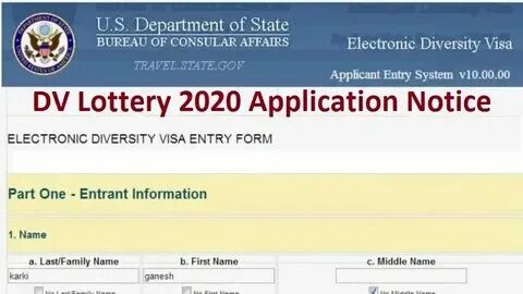 Dvlottery state gov сайт лотереи