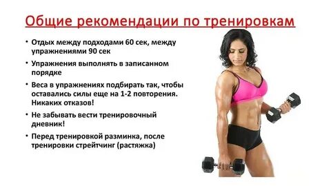 Результаты фитнес тренировок