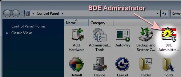 Unknown internal. BDE Administrator. Borland инсталлятор. Borland database. BDE Administrator Windows 10.