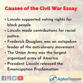 Реферат: Civil War Causes Essay Research Paper Causes - Хелп Диплом - исследоват