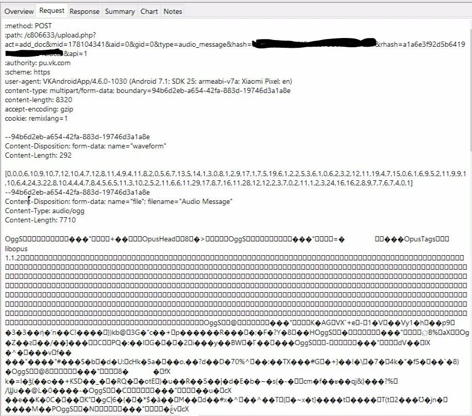 Response content c. Response content c