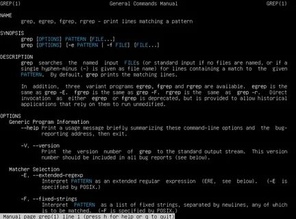 Grep word