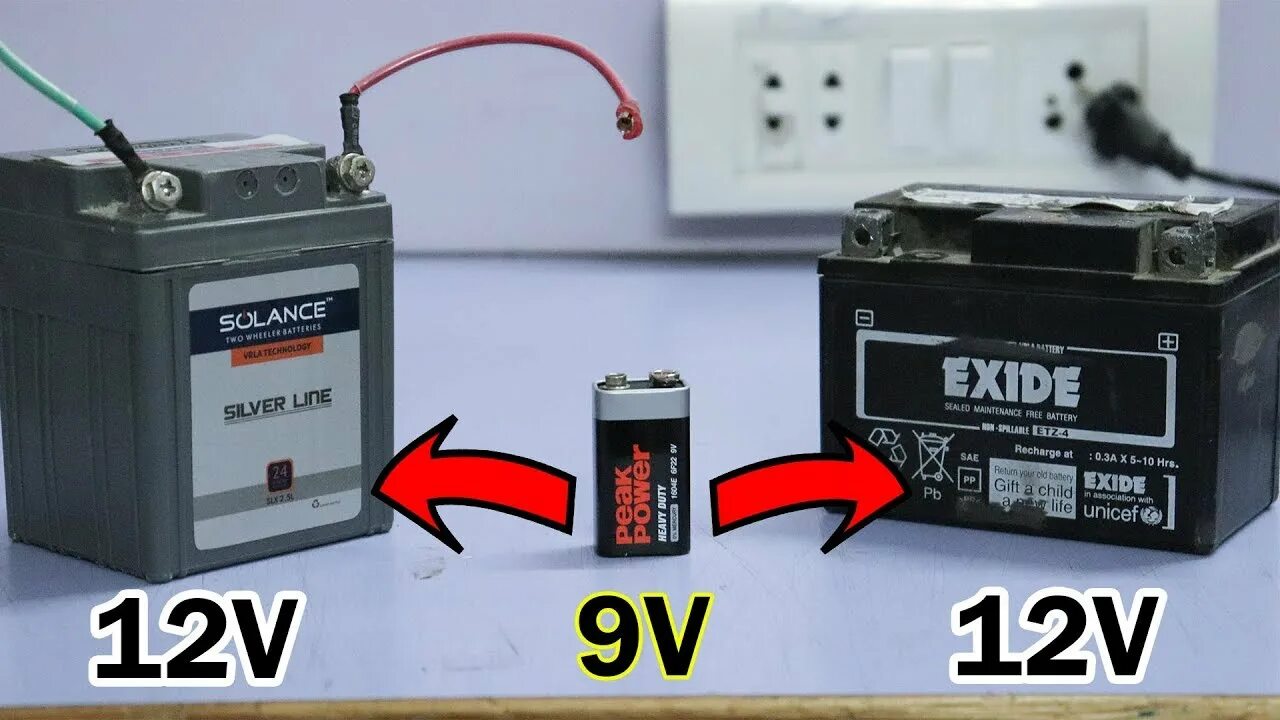 Weak battery. Exide AGM 9ah. DIY Charger for 12 Volt Battery. Exide AGM 129. AGM VRLA Battery.