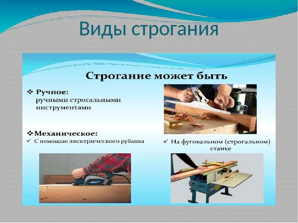 Какими инструментами выполняют строгание. Строгание древесины. виды строгания. виды строгания древесины. технология строгания.