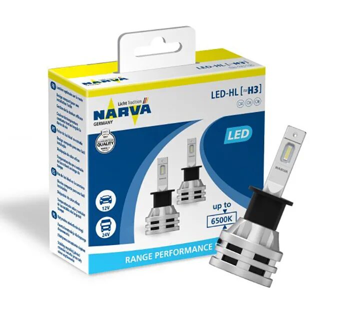 Нарва лед лампы. Led лампы narva range performance h1. narva range performance led hb3/hb4. narva h1 range performance led - 18057.