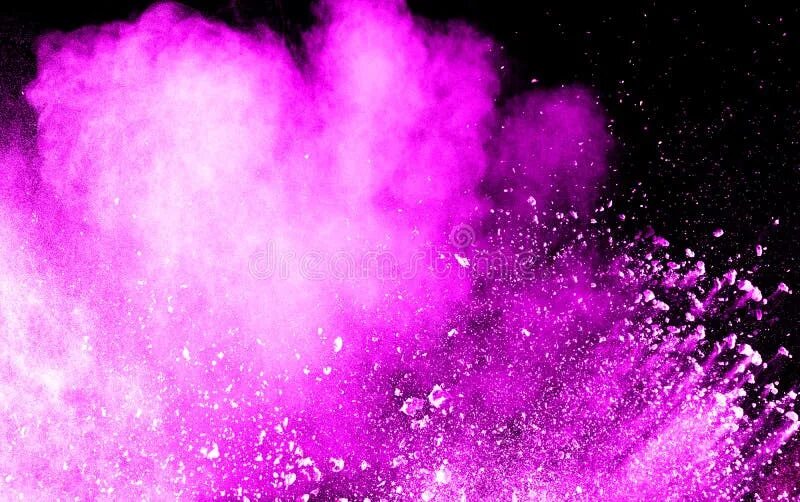 Черный фон с розовыми брызгами. Розовая дымка. Pink dust. Розовые брызги. Розовая пыль на прозрачном фоне.