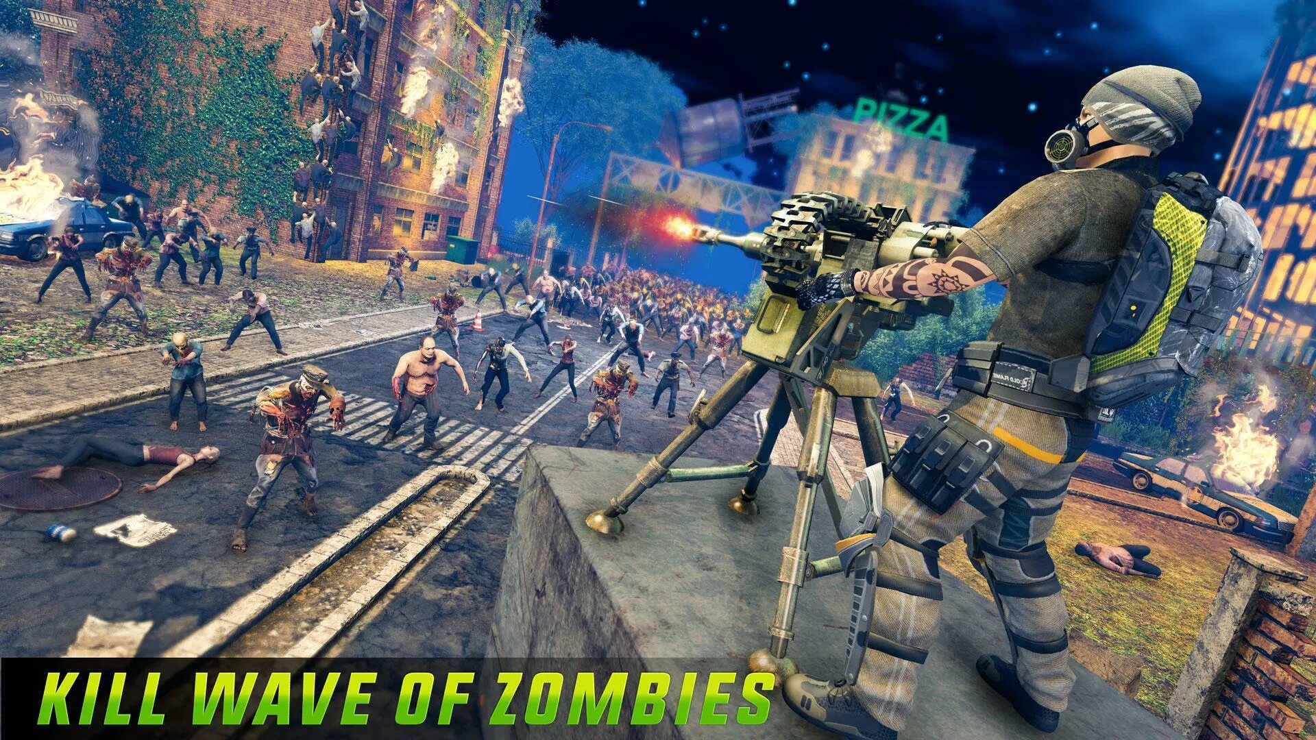 Игра против зомби от 3 лица. Zombeast: survival зомби шутер, стрелялка fps.
