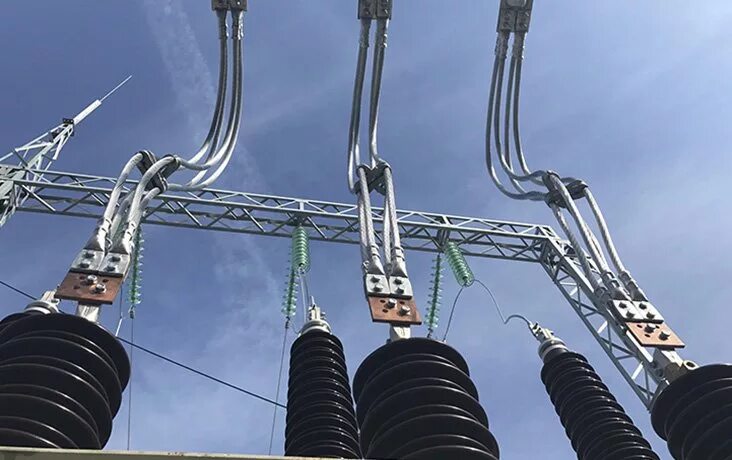 выключатель вгу 220 кв. провода 220кв. высокочастотный заградитель 220 кв. анкерная опора 110 кв поддерживающая гирлянда изоляторов 110 кв. натяжка провода на вл 110 кв.