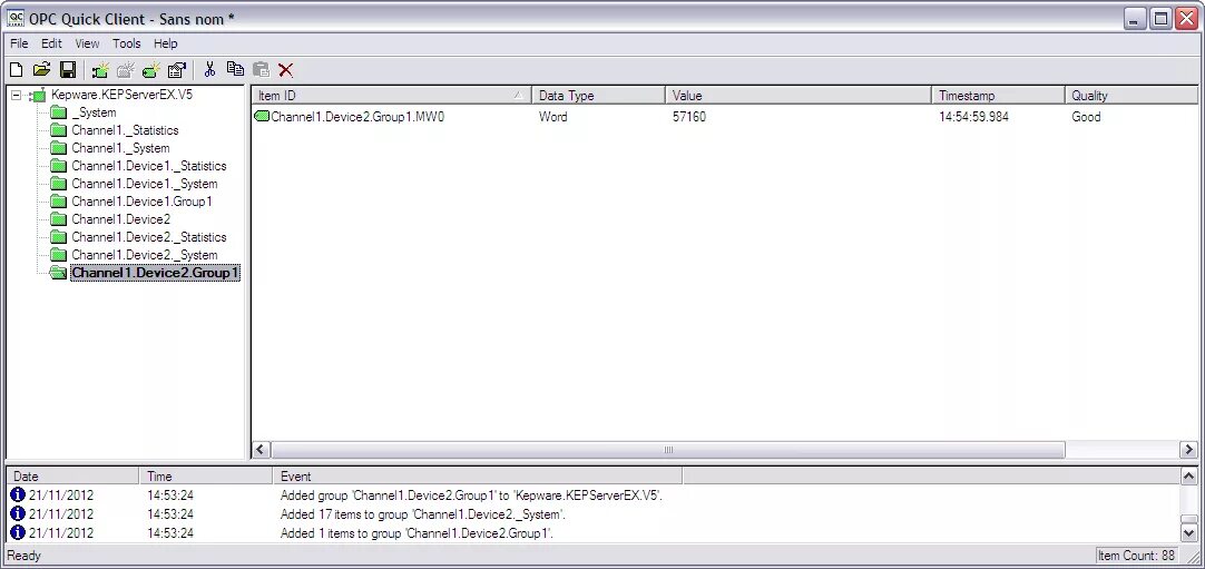 OPC quick client. OPC сервер KEPSERVEREX. Kepware OPC Server. OPC quick client connect. Channeling device