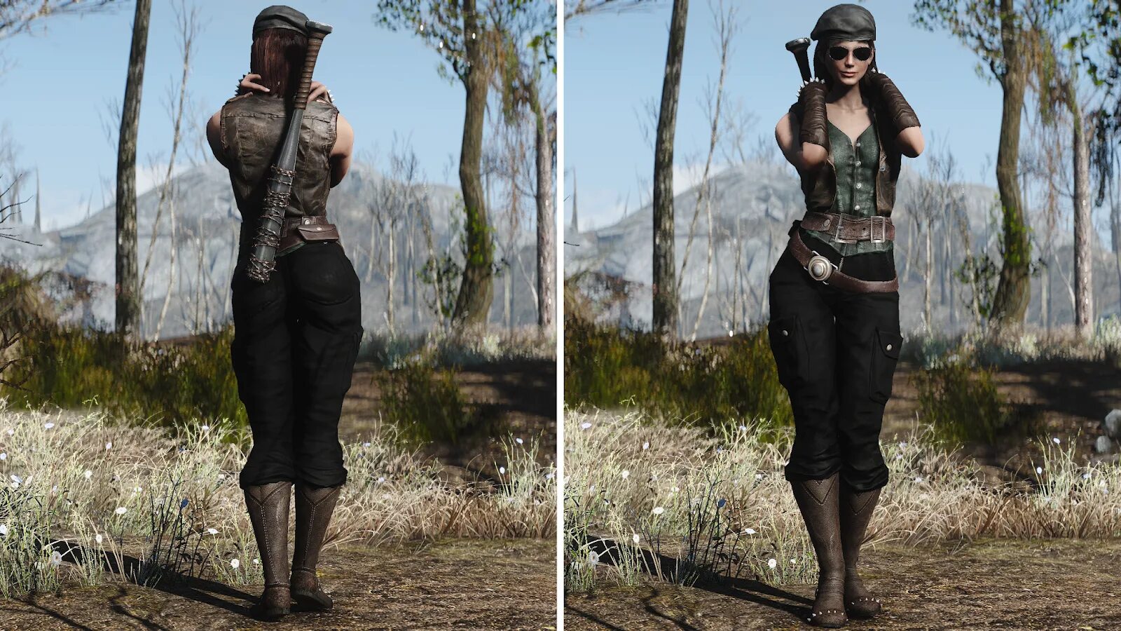 Fallout 4 моды персонаж. Fallout 4 outfits. фоллаут 4 черная охотничья одежда. fallout 4 mods outfit. одежда сталкера fallout 4.
