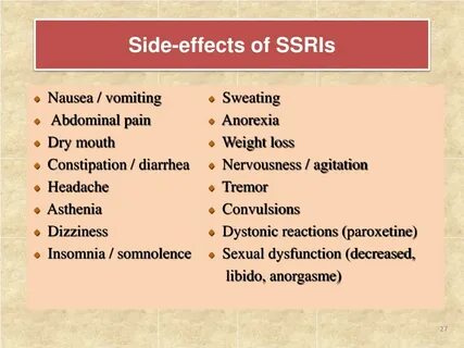 Side effects