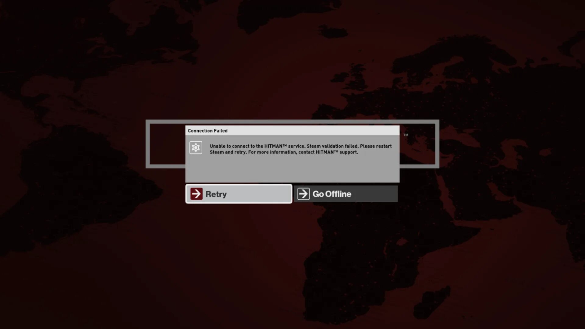 Failed to authorize. Connection failed ошибка. Ошибка загрузки в хитман. Hitman 3 не запускается.