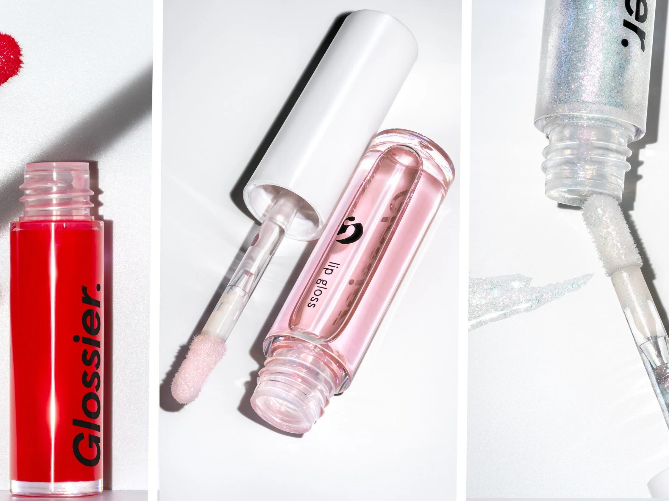 Блеск Karite Lip Gloss. Glossier Lip Gloss. Glossier блеск для губ. Розовый блеск для губ.