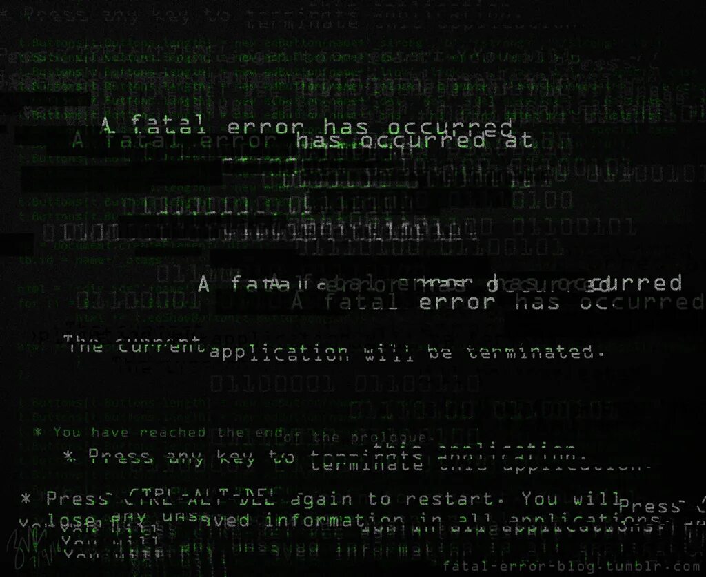 Ошибка ядра windows. An error has occurred. fatal error. a fatal error has occurred. ошибка ядро уничтожено.