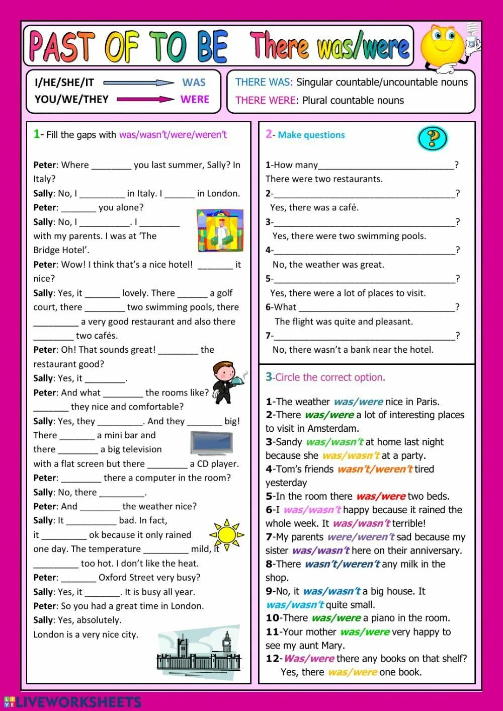 Was were pictures to compare. Past of to be there was were ответы. There was were Worksheets. There is there are past simple. Паст Симпл there was there were.