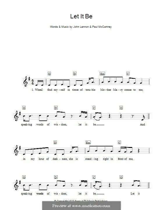 Let it be ноты. Лет ит би ноты для фортепиано. let it be ноты для фортепиано. партия let it be на фортепиано.