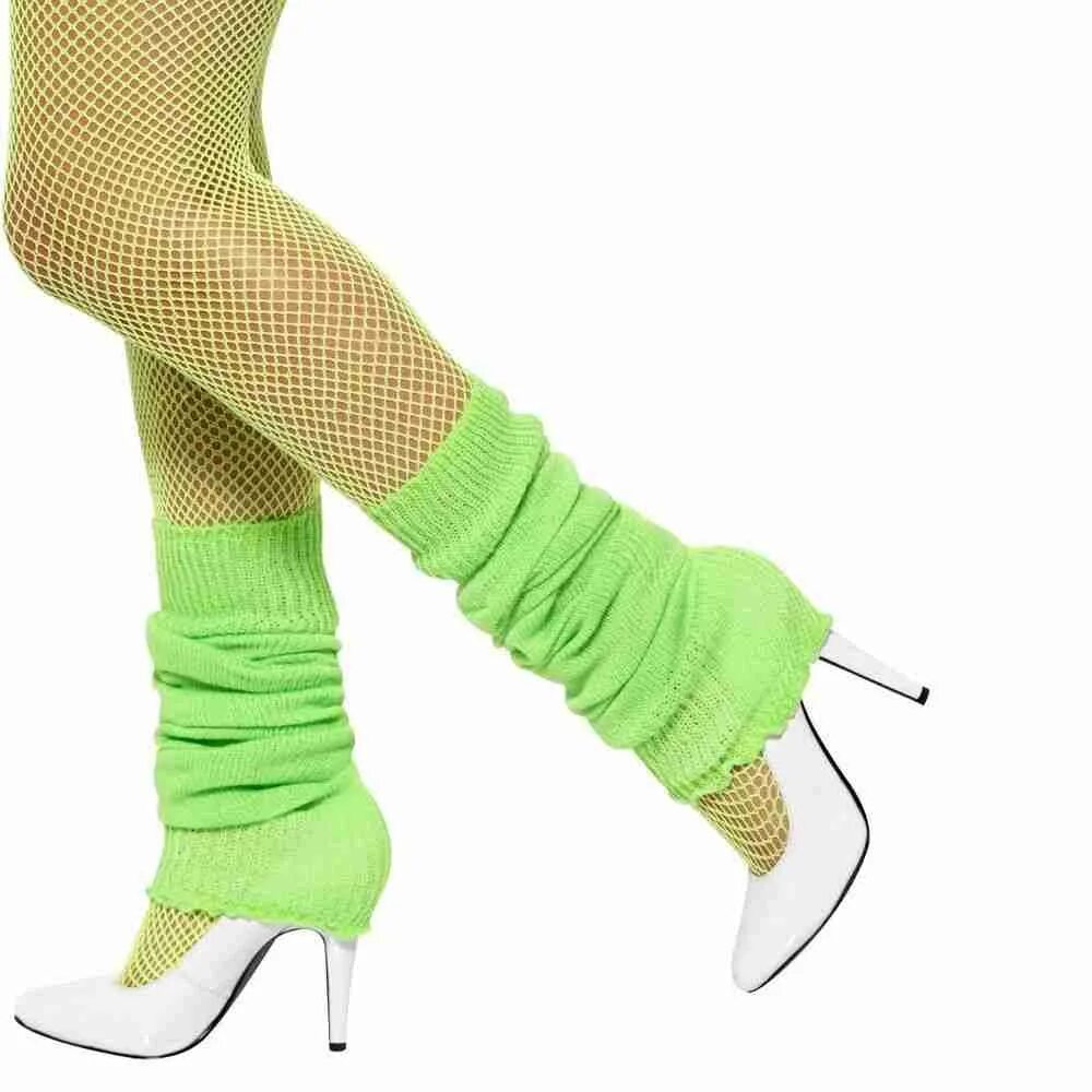 Jako гетры Neon Green. Гетры спортивные женские. Зеленые ноги. Leg Warmers.