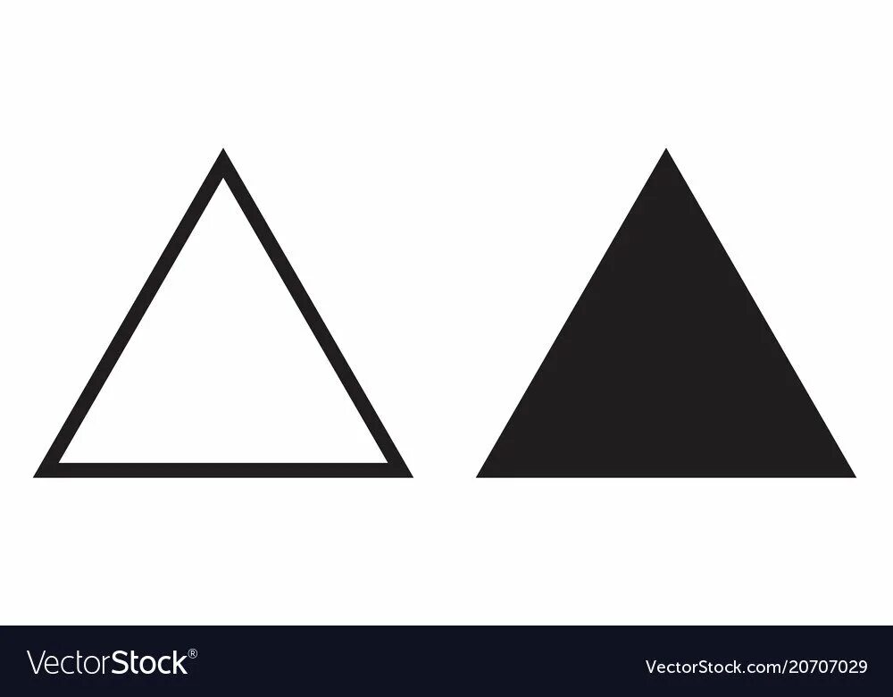 Равнобедренный треугольник символ. Треугольник на белом фоне. Закрашенный треугольник. Черный треугольник. Трафарет "треугольники".