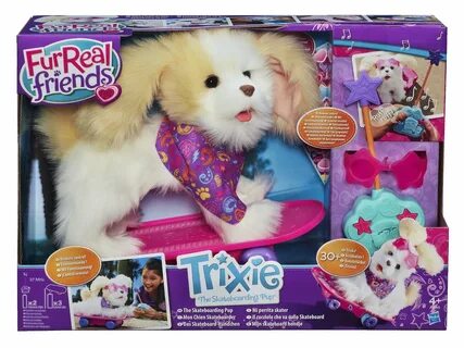 уценка игрушка furreal friends фуриал френдс собака трикси trixie на скейтб...