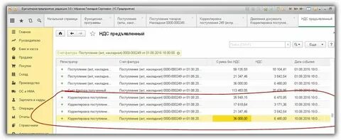 Анализ учета ндс в 1с 8.3
