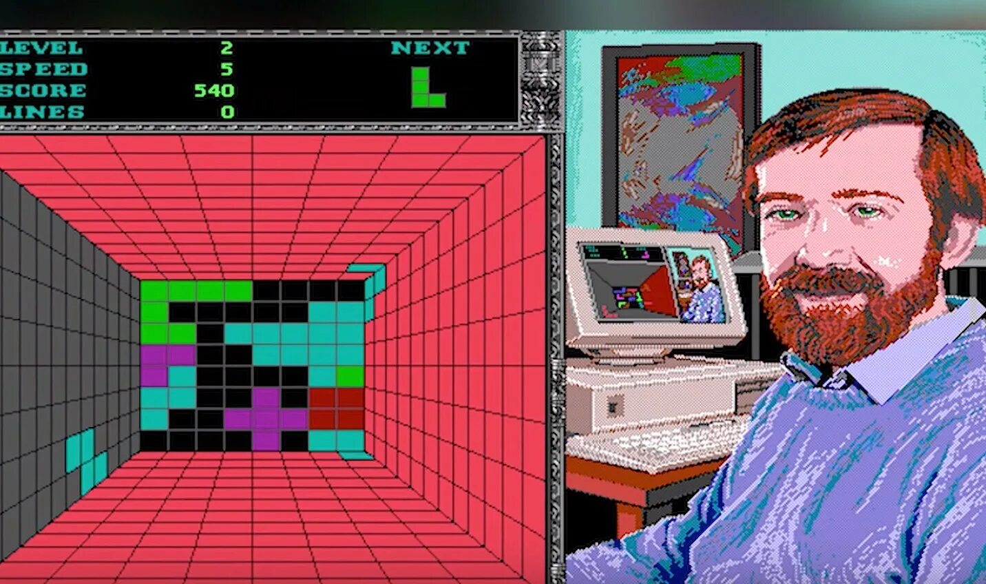 Кто создал тетрис. Компьютерная игра тетрис 1984. тетрисов welltris. zx spectrum перестройка игра. компьютерная игра перестройка.