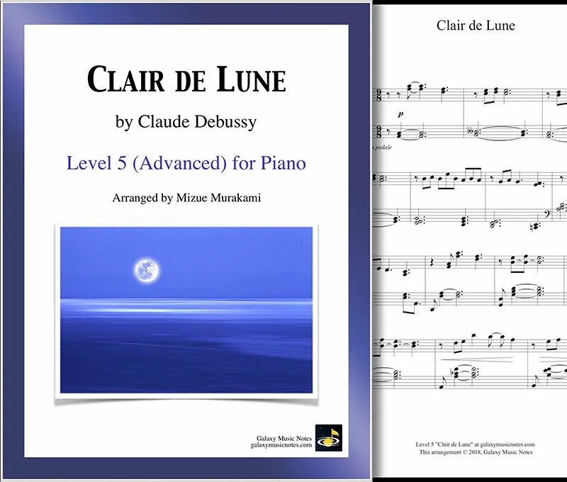 Debussy lune. Clair de Lune Ноты. Clair de Lune Ноты для фортепиано. Debussy Ноты для фортепиано Clair de.
