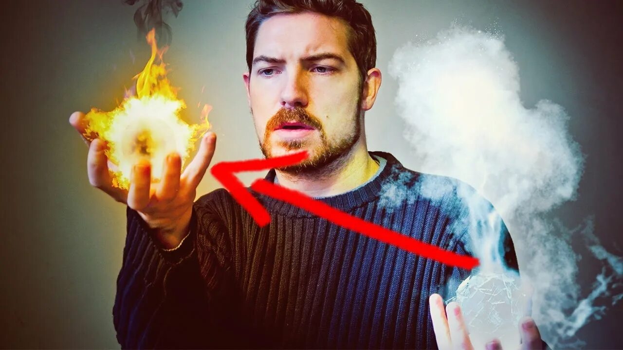 Man in the fire
