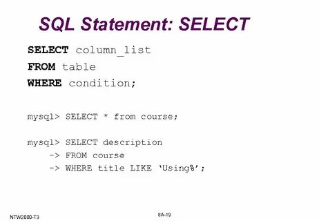 Select в условии where
