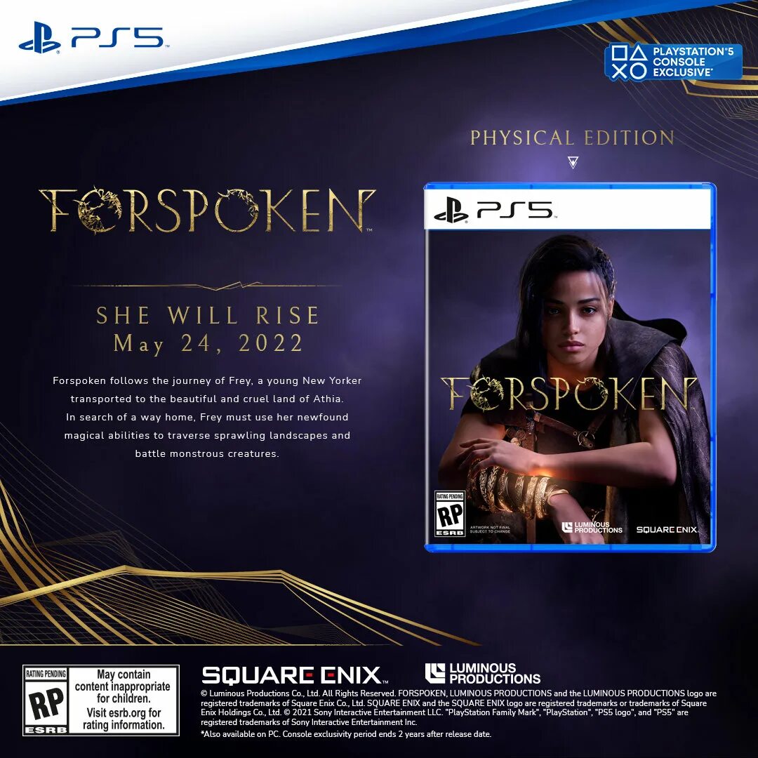 Forspoken ps5. Forspoken ПС. Forspoken. Deluxe Edition. Форспокен PS 5. Forspoken игра 2022 обложка.