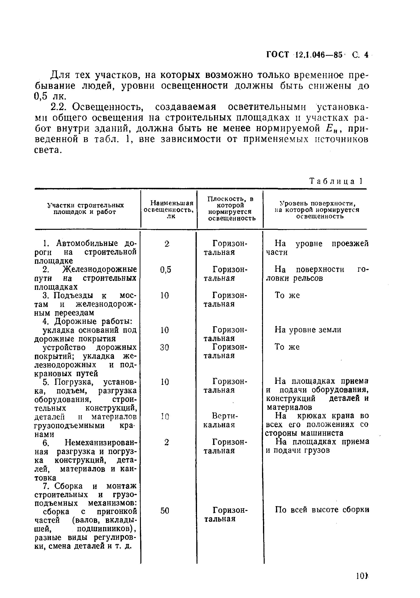 Гост 12.1 046 85. Освещение строительной площадки нормы. Норма освещенности строительной площадки. Освещение стройплощадки нормы. Нормативы освещенности на строительных площадках.